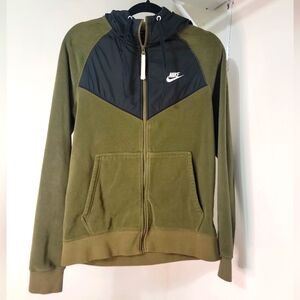 Mens Nike Zip Up Fleece Sweater Size Small